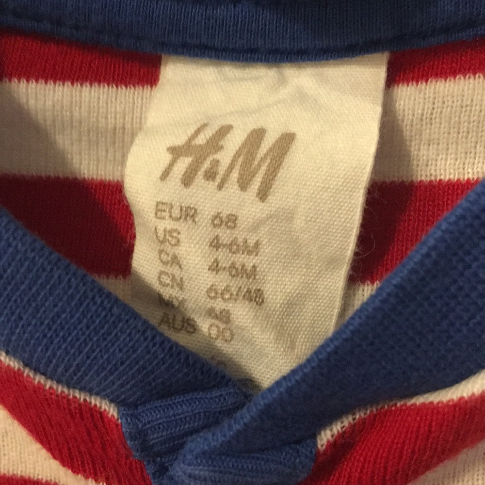 EUC H & M Footie Sleeper Pajamas - Picture 2 of 4